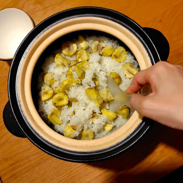 かまどさんで楽しむ秋の味覚