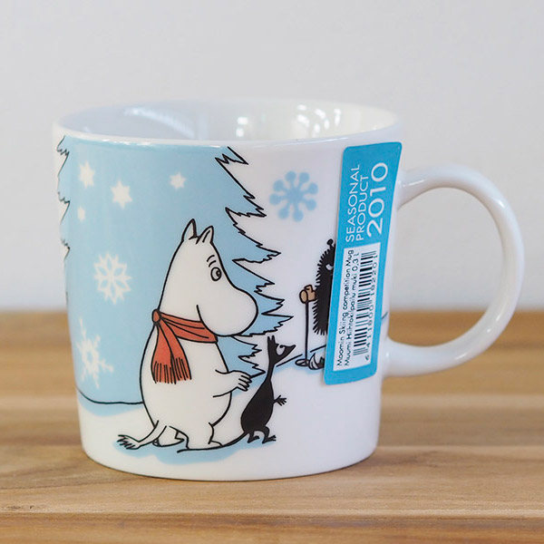 ★【2010年限定】アラビア　ムーミン　マグ　スキーコンペティション　/　ARABIA　Moomin　Skiing Competition【ムーミン冬のお宝マグ】