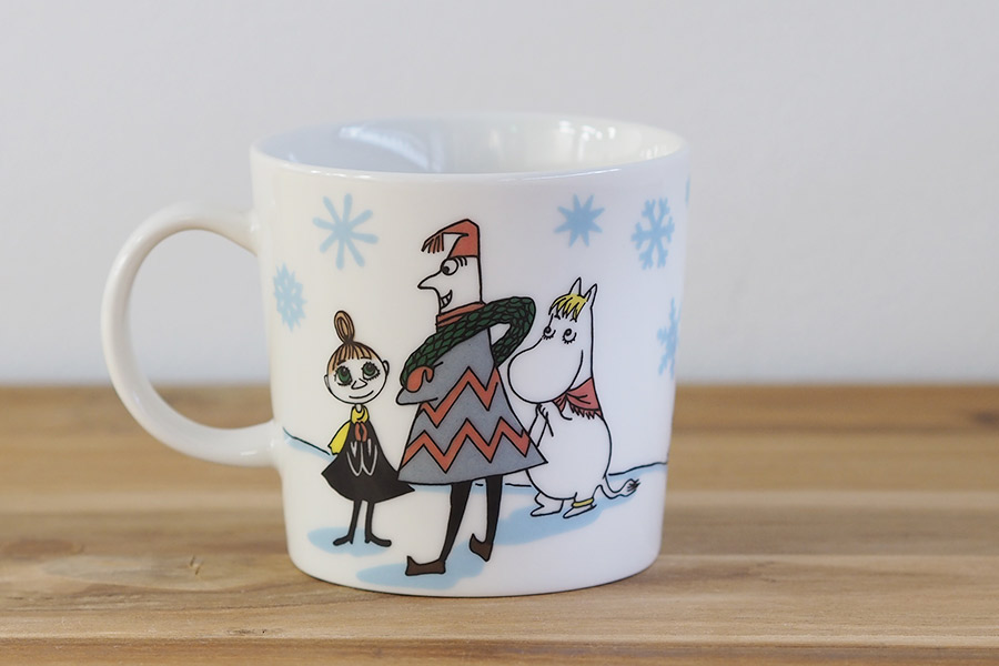 ★【2010年限定】アラビア　ムーミン　マグ　スキーコンペティション　/　ARABIA　Moomin　Skiing Competition【ムーミン冬のお宝マグ】