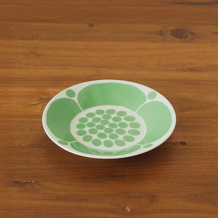 アラビア スンヌンタイ プレート 16.5cm ライトグリーン / ARABIA Sunnuntai □