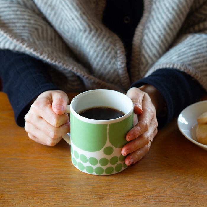 アラビア スンヌンタイ マグ 350ml ライトグリーン / ARABIA Sunnuntai