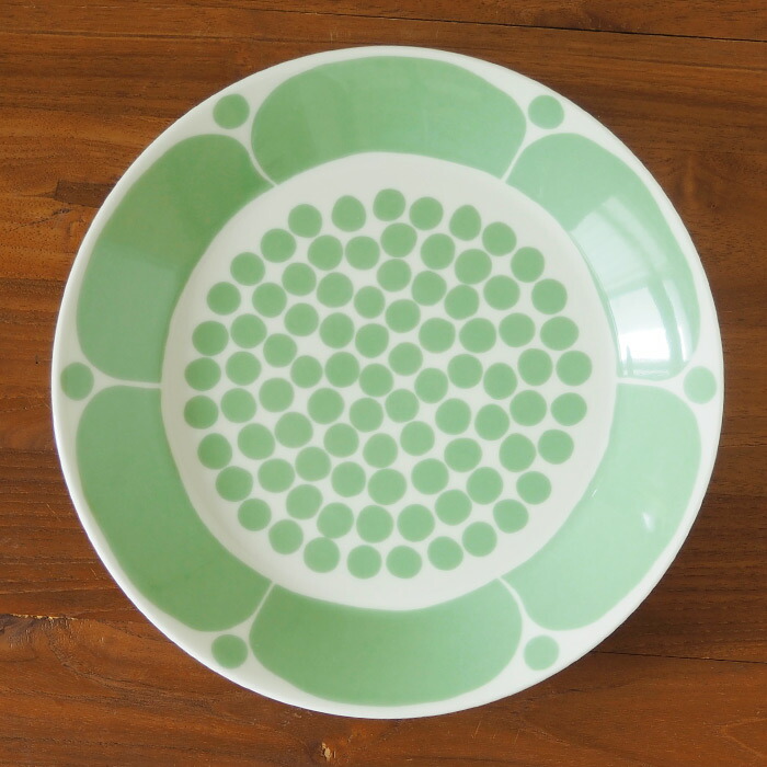 アラビア スンヌンタイ プレート 26cm ライトグリーン / ARABIA Sunnuntai