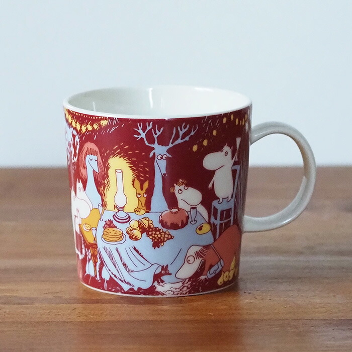 【80周年スタンプ】アラビア　ムーミン　マグ　フェスティブ　モーメント　/　ARABIA　Moomin　Festive　Moments