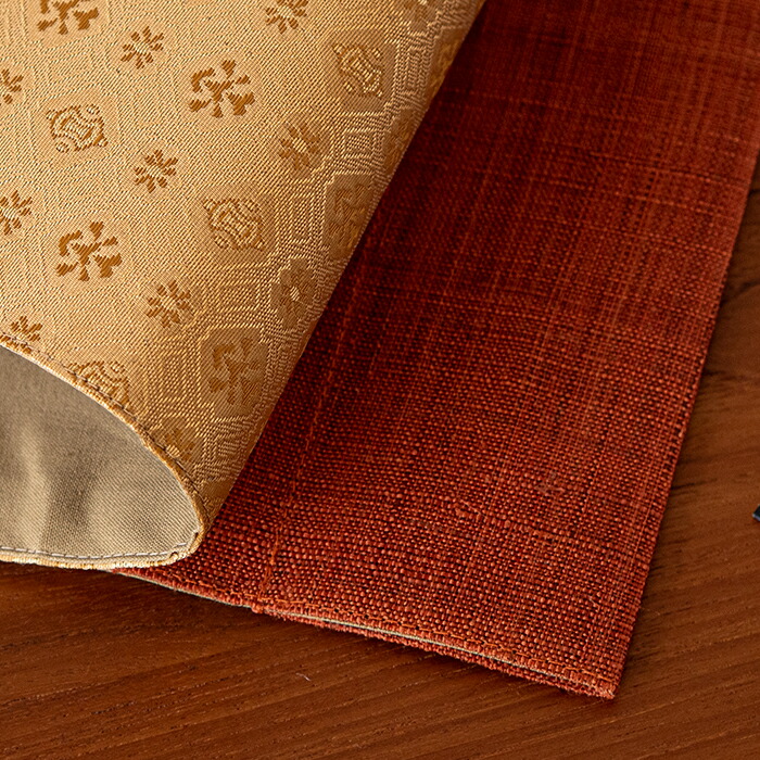 バンイノウエ　華わび裂ラナー　テーブルランナー 　さび朱　/　BAN INOUE