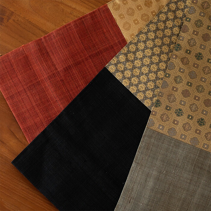 バンイノウエ　華わび裂ラナー　テーブルランナー 　さび朱　/　BAN INOUE