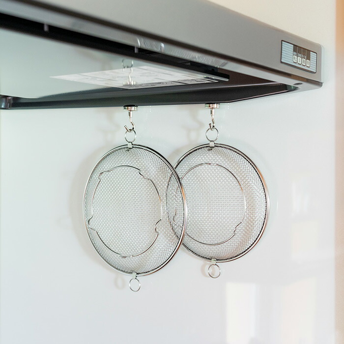 ビーワーススタイル　すっきり暮らす　盆ざる19・22cmセット　持ち上げフック付き