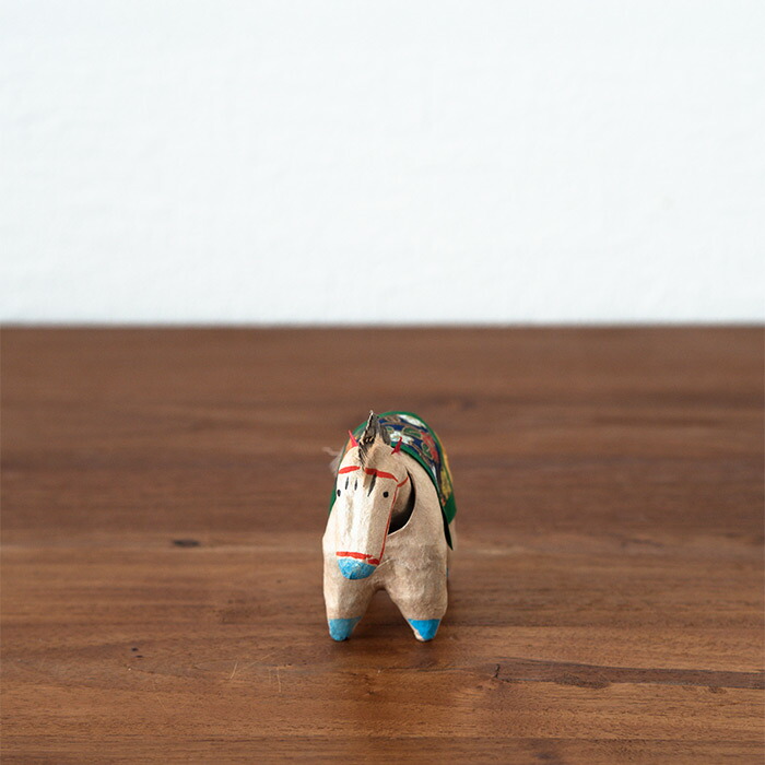 高橋はしめ工房　首振り仙台張子　干支シリーズ　午（うま）
