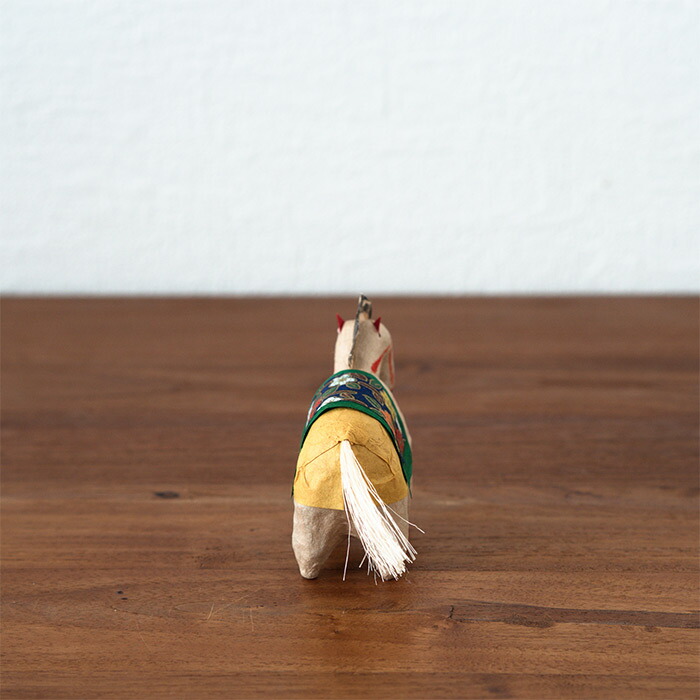 高橋はしめ工房　首振り仙台張子　干支シリーズ　午（うま）