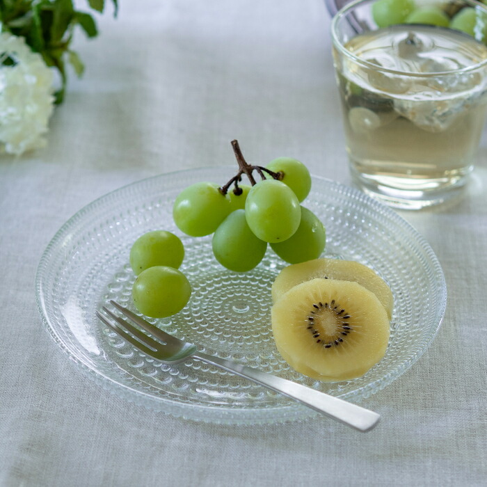 【決算SALE 会員限定20％OFFクーポン対象】イッタラ　カステヘルミ　プレート　17cm　クリア　/　iittala　Kastehelmi