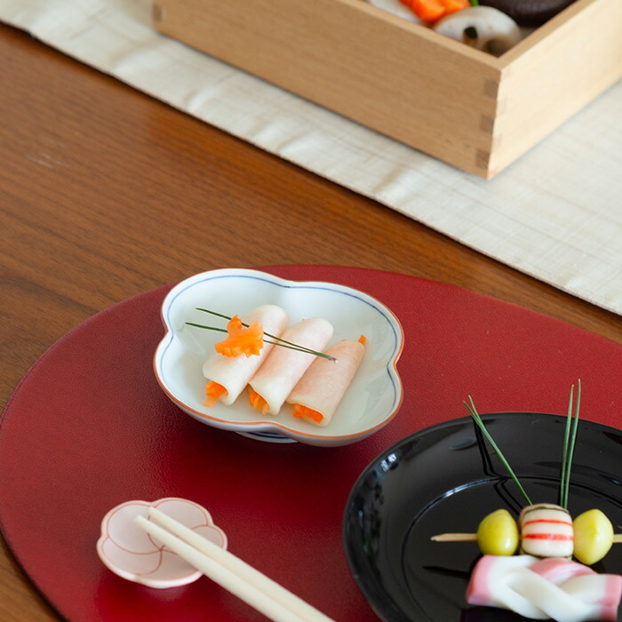 洸琳窯　吉文字　木甲皿　小