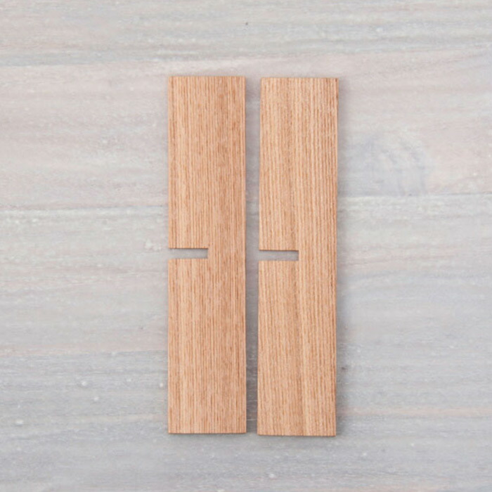 松屋漆器店 白木 6寸重箱用 四つ切仕切り【25WS】【ny】