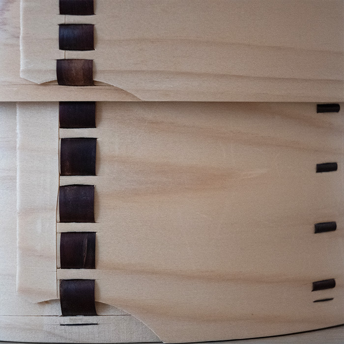 にちにち道具　曲げ輪のおひつ　6寸