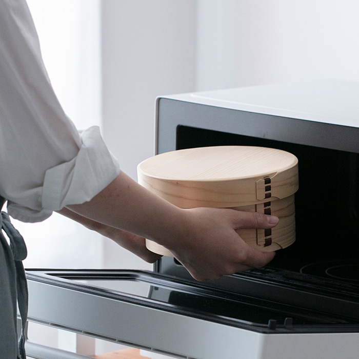 にちにち道具　曲げ輪のおひつ　6寸