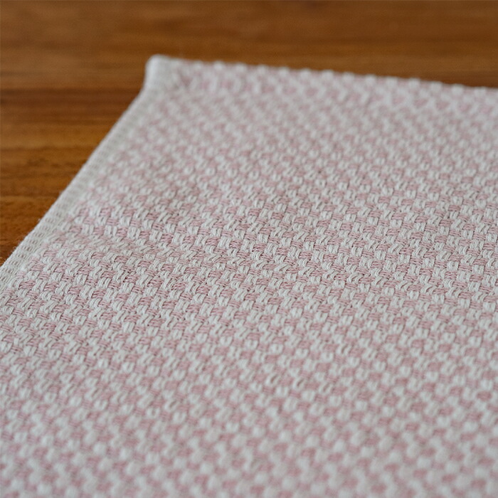 ■【送料無料】【2枚セット】【プロキッチン別注】フコカ　キッチンクロス　ピンク　ハーフサイズ　34×46cm　/　Fucoca.