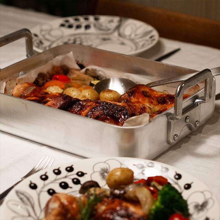 【取扱終了0304】中尾アルミ製作所　アルミローストパン　フランス製　