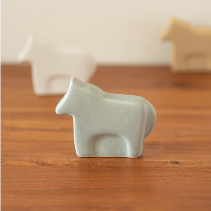 かもしか道具店 馬 ブルーグレー