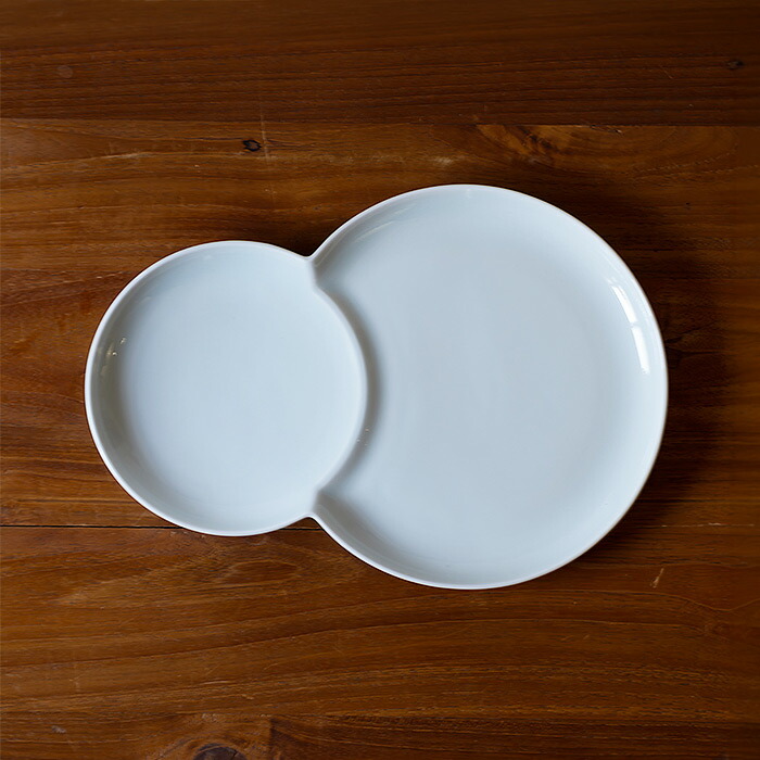 【発売記念10％OFF】【プロキッチンオリジナル】餃子皿　白磁　/　PROKITCHEN