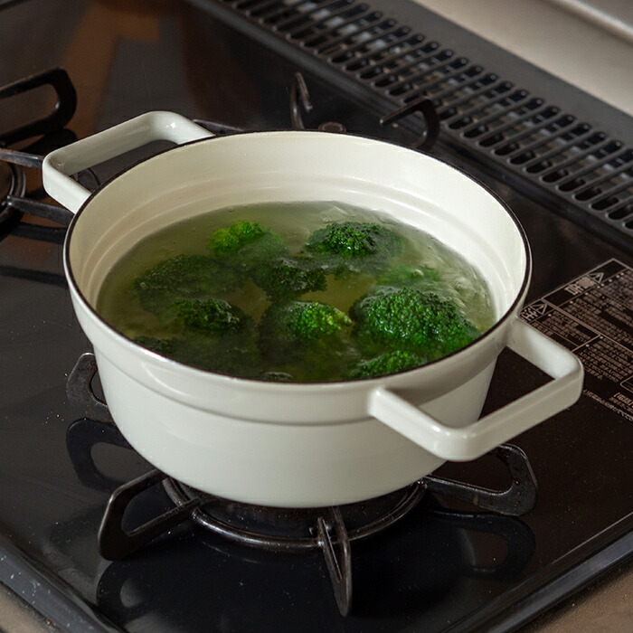 リース　アロマポット　キャセロール　20cm　ピュアホワイト　/　RIESS