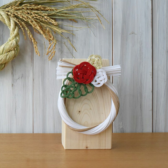 水引 正月飾り うめ 三色  / KYOTO TSUNAGU WORKS