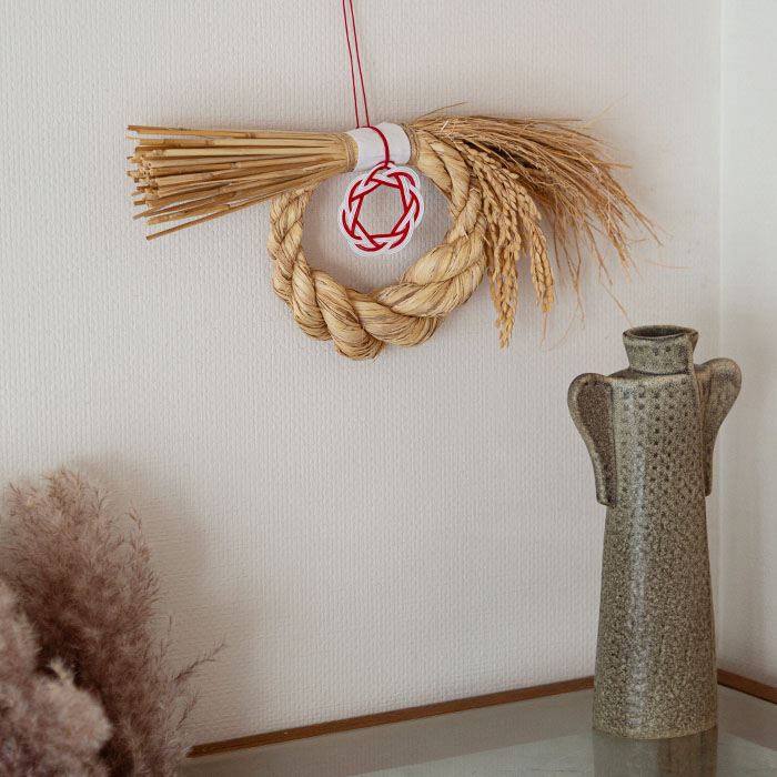 お正月飾り 稲穂 リース  / KYOTO TSUNAGU WORKS