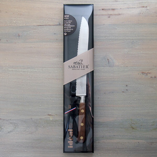【在庫限りのスペシャルプライス】サバティエ　Perigord　パン切り包丁　20cm　ウォールナット　/　SABATIER