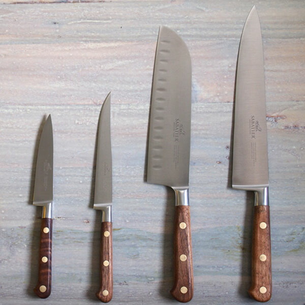 【在庫限りのスペシャルプライス】サバティエ　Perigord　三徳包丁　18cm　ウォールナット　/　SABATIER