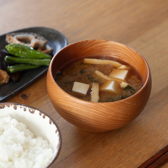 【4月より値上げ】ソノベ　めいぼく椀　けやき　中　/　SONOBE