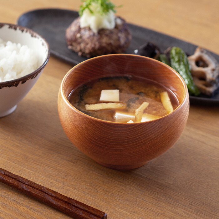 【4月より値上げ】ソノベ　めいぼく椀　けやき　中　/　SONOBE