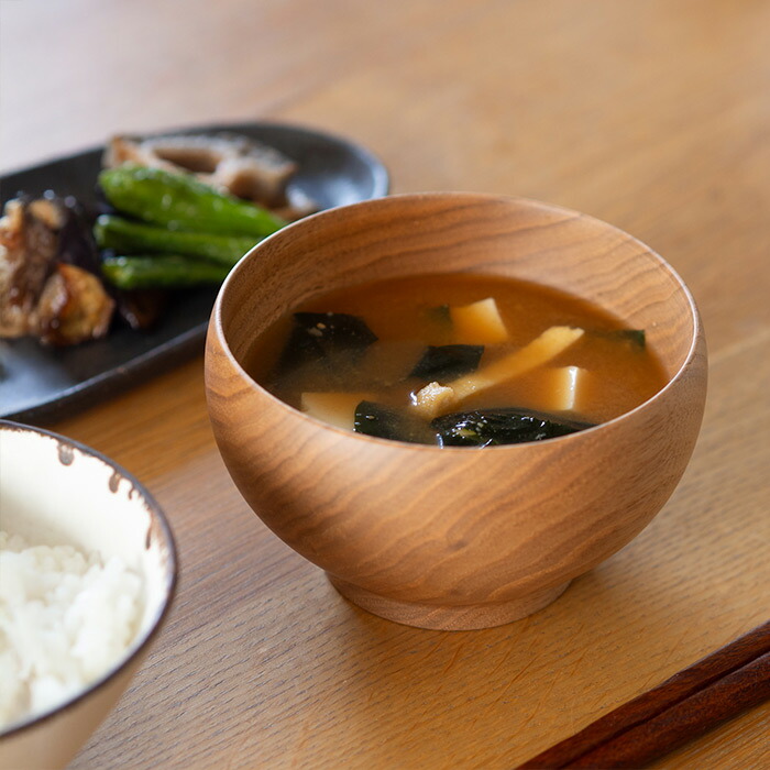 【4月より値上げ】ソノベ　めいぼく椀　くるみ　中　/　SONOBE