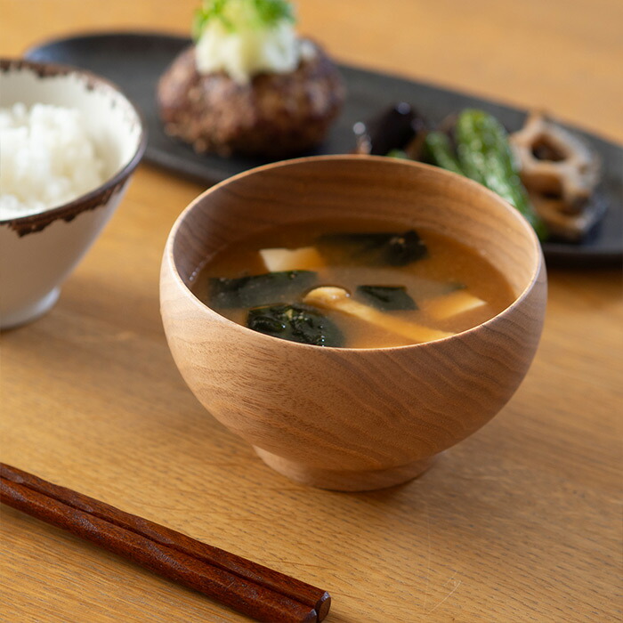 【4月より値上げ】ソノベ　めいぼく椀　くるみ　中　/　SONOBE