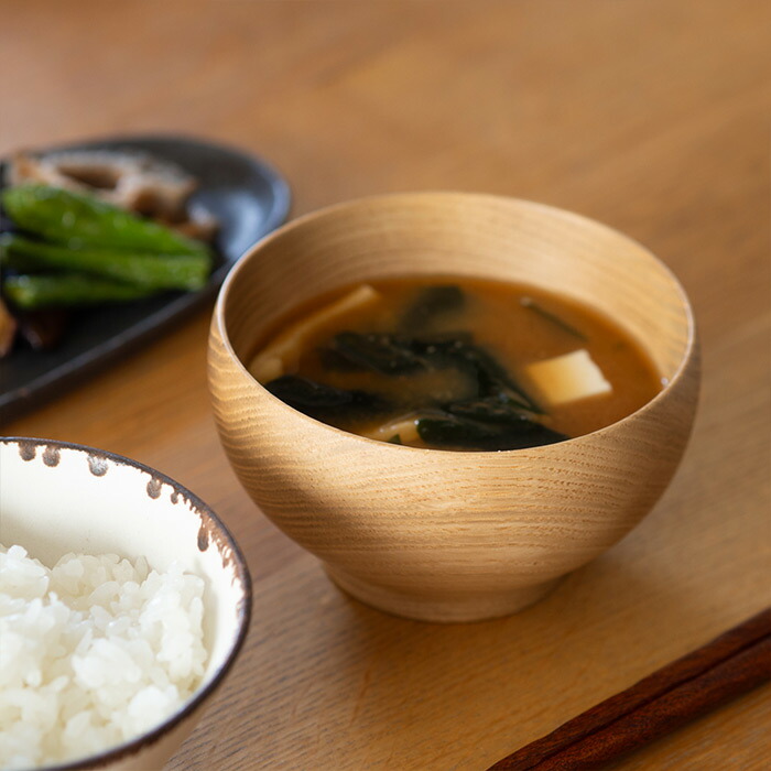 【4月より値上げ】ソノベ　めいぼく椀　くり　中　/　SONOBE