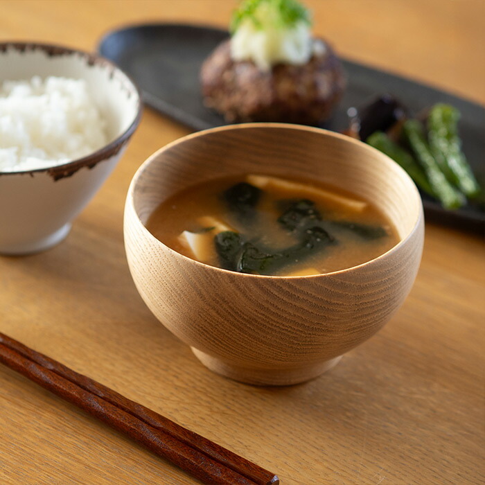 【4月より値上げ】ソノベ　めいぼく椀　くり　中　/　SONOBE