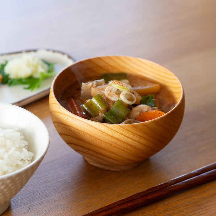 【4月より値上げ】ソノベ　めいぼく椀　けやき　大　/　SONOBE