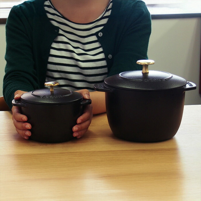 ストウブ　ラ　ココット　デ　ゴハン　M　16cm　グレー　/　staub