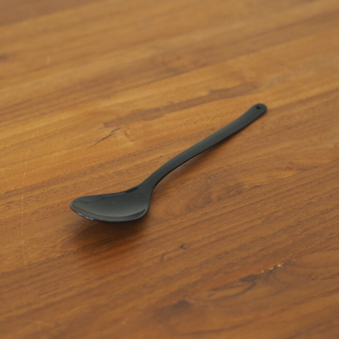 豆腐スプーン　TofuSpoon　maru　kuro　/　高桑金属