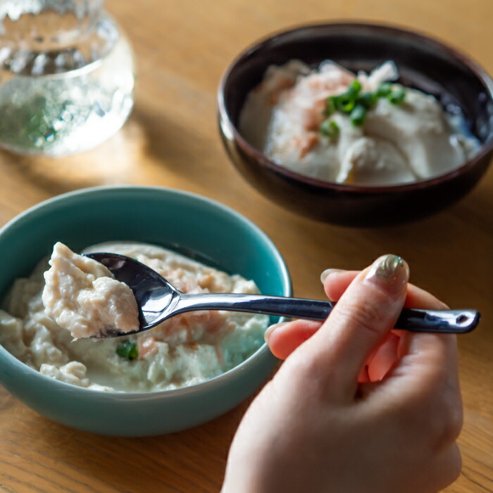 豆腐スプーン　TofuSpoon　maru　kuro　/　高桑金属