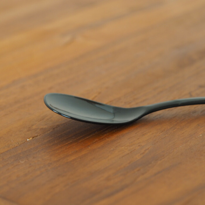 豆腐スプーン　TofuSpoon　kaku　kuro　/　高桑金属