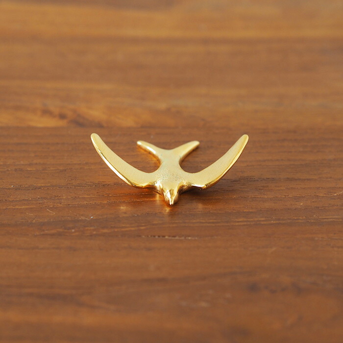 シンギングバード　スワロー　箸置き　ゴールド　/　高桑金属