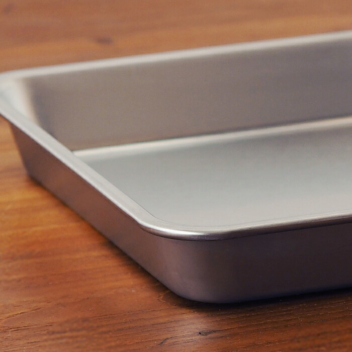 【ご予約：1月下旬以降配送予定】ヨシカワ　ステンレス浅型　角バット　15取（ツヤ消し仕上）