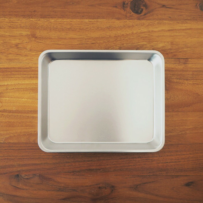 ヨシカワ　ステンレス浅型　角バット　21取（ツヤ消し仕上）