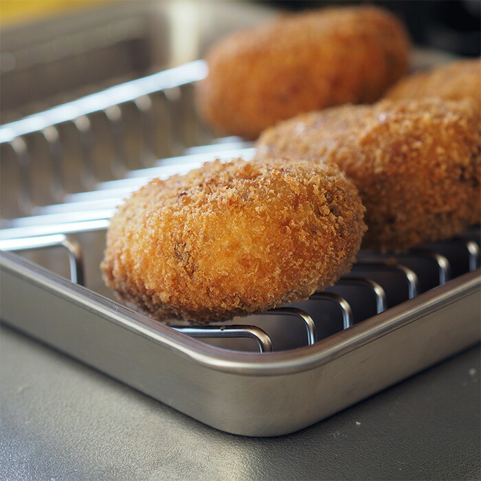 ■ヨシカワ　油切り名人　波型バットアミ＆角バット　21取セット