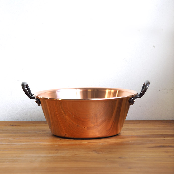 【10%OFF】【IH対応】ボウマル　銅のジャム鍋　26cm（フランス製）　/　BAUMALU