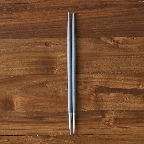 【正規品】クチポール　ゴア・グレー　シルバー　箸+箸置きセット　/　Cutipol　GOA-Gray