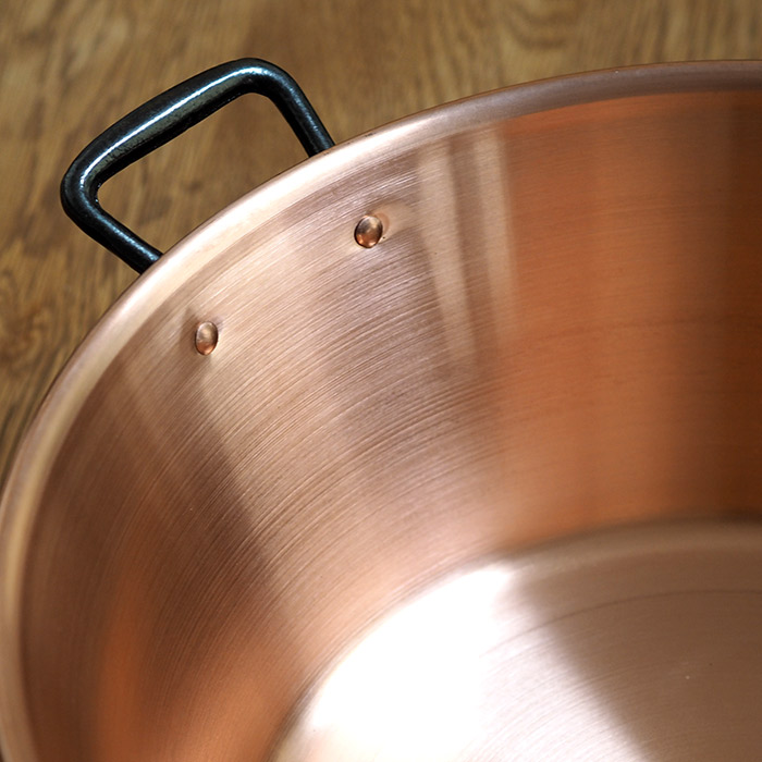 【10%OFF】ボウマル　銅のジャム鍋　38cm（フランス製）　/　BAUMALU