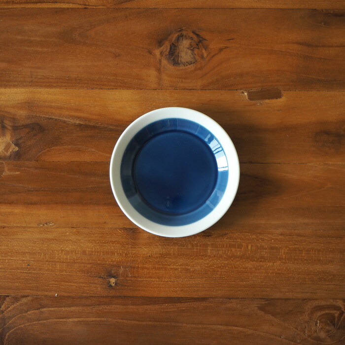 yumiko　iihoshi　porcelain　×　木村硝子店　dishes　110　plate　ink blue　/　ディシィーズ　インクブルー