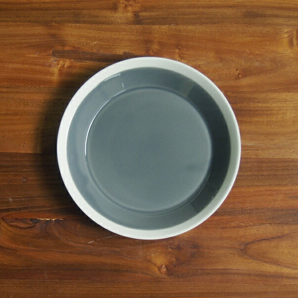 yumiko　iihoshi　porcelain　×　木村硝子店　dishes　180　plate　fog gray　/　ディシィーズ　フォググレー