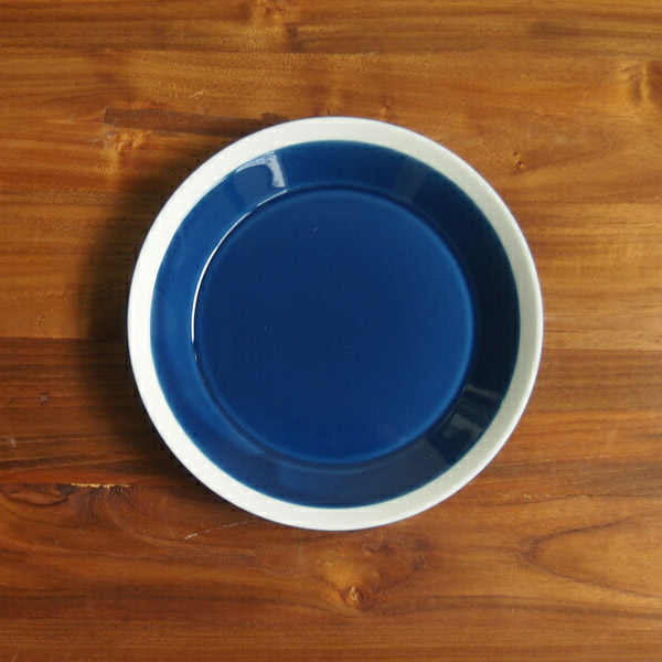 yumiko　iihoshi　porcelain　×　木村硝子店　dishes　180　plate　ink blue　/　ディシィーズ　インクブルー