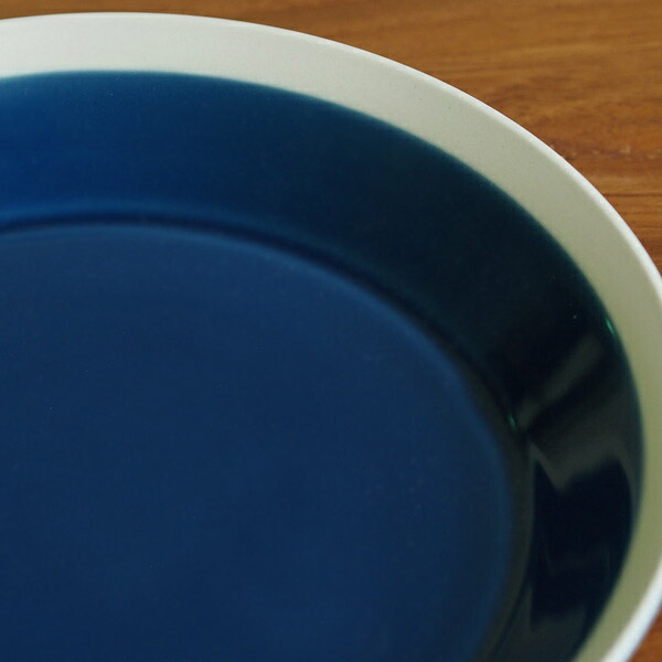 yumiko　iihoshi　porcelain　×　木村硝子店　dishes　220　plate　ink blue　/　ディシィーズ　インクブルー