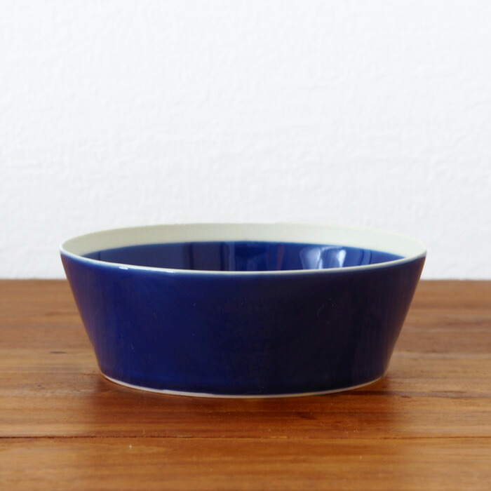 yumiko　iihoshi　porcelain　×　木村硝子店　dishes　bowl　M　ink blue　/　ディシィーズ　インクブルー
