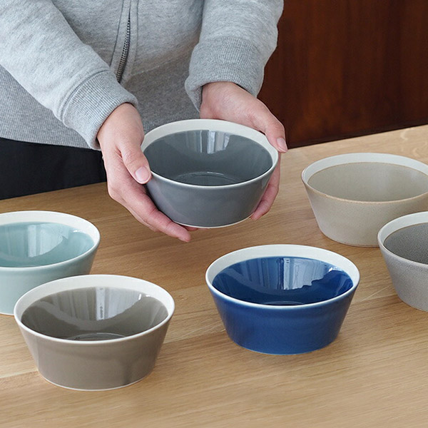 yumiko　iihoshi　porcelain　×　木村硝子店　dishes　bowl　S　fog gray　/　ディシィーズ　フォググレー